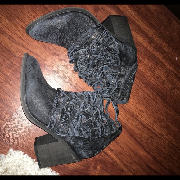 LAST ONE ! Free People Leather Boot - Picture 2 of 3